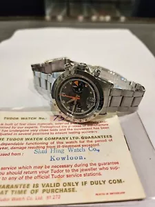 W/Paper 1973 Tudor Monte Carlo Home Plate 7032 Chronograph Steel Automatic Watch - Picture 1 of 6