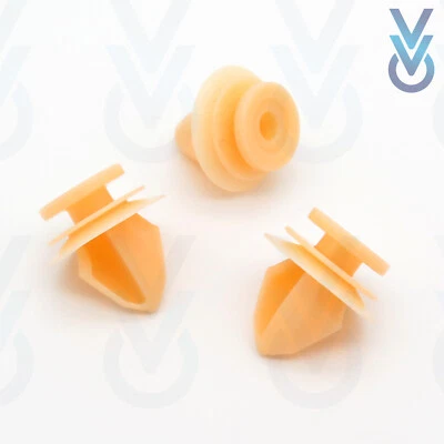 10x Clips de moulure de passage de roue arrière pour certains Renault Captur - Photo 1/4