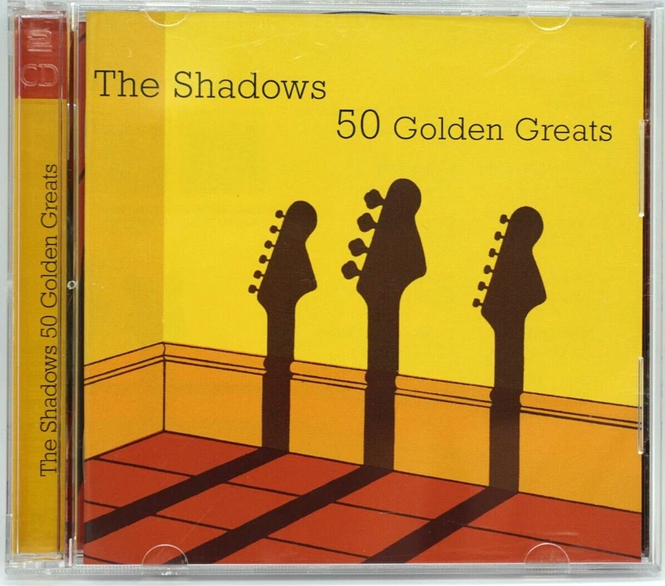 The Shadows : 50 Golden Greats  2CD Album  - Apache - Cliff Richard - Image 1 of 3