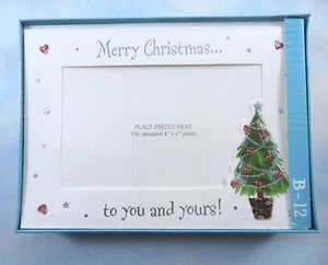 Photoholder Holiday Cards Merry Christmas To You And Yours Box Of 16 With 16 Env - Picture 1 of 7