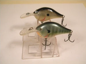 2 Rapala Dives to DT-4 Bluegill Silver rattle crankbait lure - Picture 1 of 3