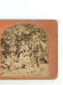 A Village Tyrant Genre Stereoview - Bild 1 von 4