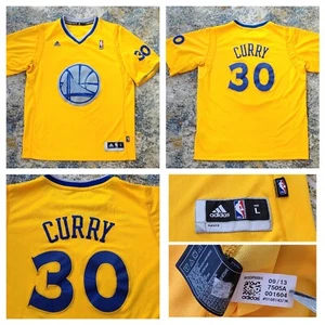 2013 Stephen Curry Golden State Warriors Christmas Day Adidas Jersey Men's Large - Picture 1 of 13