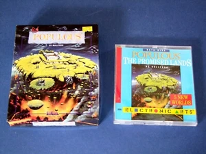 Retro (1989) PC DOS 5.25" Floppy Disk game. Populous + Promised Lands expansion - Picture 1 of 7