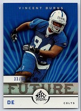 2005 Upper Deck Reflections Blue  Vincent Burns 214 /99