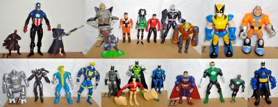 LOTE MIXTO DE FIGURAS DE ACCIÓN DE SUPERHÉROES MARVEL DC JUGUETES DE COLECCIÓN STAR WARS BATMAN MINI ME Foto 1 de 4