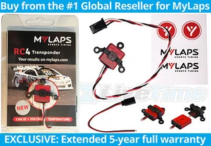 Transpondedor MyLaps RC4 (3 cables) para coches de radiocontrol (AMBrc, AMB radiocontrol) - NUEVO - Imagen 1 de 4