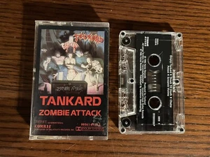 TANKARD - Zombie Attack - Cassette Tape 1986 COMBAT RECORDS Thrash Metal - Picture 1 of 3