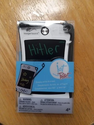 Boogie Board Jot Pocket Reusable LCD Writing Tablet with 4.5” Screen Black - Image 1 of 2