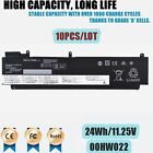 10Pcs 00Hw022 Battery For Lenovo Thinkpad T460s T470s Series 00Hw023 Sb10f46461