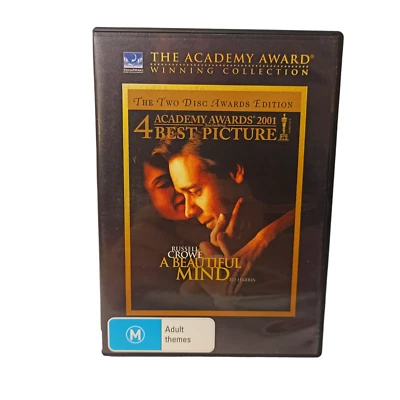 A Beautiful Mind DVD American Biography Drama Mathematician John Nash Economics - Image 1 of 4