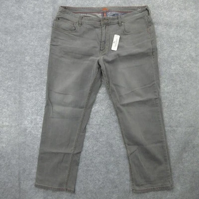 Pantalones de mezclilla Tommy Bahama para hombre 40x30 gris arena a la deriva pierna recta elásticos Foto 1 de 4