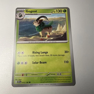 Gogoat #012/198 Common Pokemon TCG SV01: Scarlet & Violet Base Set - Regular - Image 1 of 2
