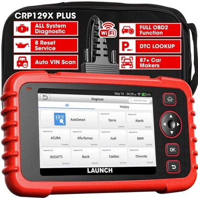 2025 LAUNCH CRP129X PLUS PRO OBD2 Auto Diagnostica Sistema Completo TPMS EPB SAS - Image 1 of 4