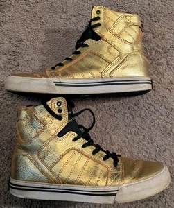 Supra Skytop Muska 001 Metallic Golf Skateboarding Skate Kids Size 5 - Picture 1 of 5