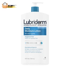 Unscented Daily Moisture Lotion + Pro-Ceramide, 24 Fl. Oz - Bild 1 von 12