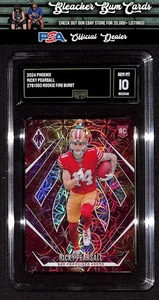 2024 Panini Phoenix 234 Ricky Pearsall FireBurst /350 Rookie GMA 10 Gem Mint - Picture 1 of 2