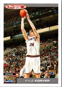 2004 Topps Total Kyle Korver #254 Philadelphia 76ers Basketball Card - Picture 1 of 2