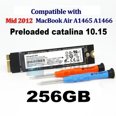 NEW 256GB SSD Replace THNSNS256GMFP For MacBook Air 11" A1465 13” A1466 Mid 2012 - Image 1 of 4