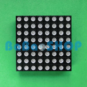 RGB 8x8 48x48mm Colorful Full Color LED Dot Matrix Display Square Common Anode