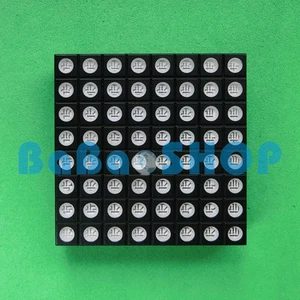 RGB 8x8 48x48mm Colorful Full Color LED Dot Matrix Display Square Common Anode - Picture 1 of 7