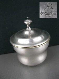 Fraget W Warszawie #2413  Sugar Bowl Antique Silver Plated for Russian Empire - Picture 1 of 14