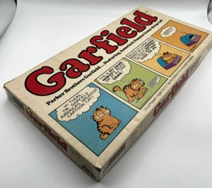 Juego de mesa de historieta vintage Parker Brothers Garfield The Cat 1981 3 piezas corto - Imagen 1 de 12