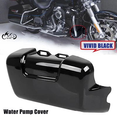 Vivid Black Water Pump Cover For Harley Road Glide ULTRA LIMITED FLHTK 2017-2023 Foto 1 de 4