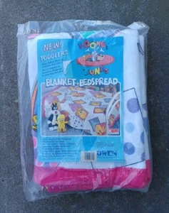 Vintage LooneyTunes Toddler Blanket/Bedspread 45X60 New damage to bag only As-Is - Picture 1 of 9