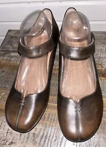 Scarpe Mary Jane Taos taglia 11 Samba 2 in pelle marrone cinturino con gancio e passante donna usate in ottime condizioni - Foto 1 di 12