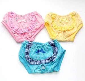 Dog Puppy Diaper Sanitary Pants Female Girl For SMALL Breeds Washable Reusable - Picture 1 of 9