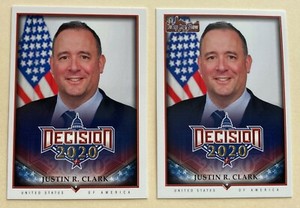 JUSTIN R. CLARK DECISION 2020 SERIES 2 DALLAS CARD SHOW & BASE 535
