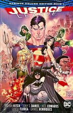 DC Comics JUSTICE LEAGUE: Rebirth Deluxe Edition #1 New & Sealed Hard Cover Book