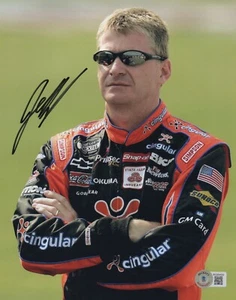 Jeff Burton Autographed Signed NASCAR 8x10 Photo Beckett BAS COA - Picture 1 of 1