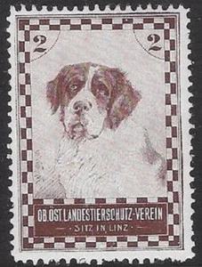 Denmark Poster Stamp Reklamemarke: Nat'l Animal Protection Ass., Linz - cw43.40 - Picture 1 of 1