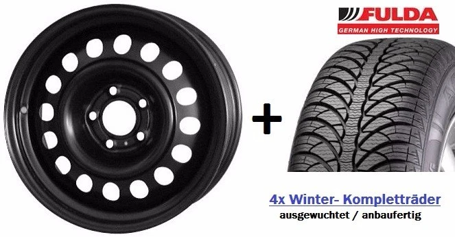 4x Winterräder für neuen Seat Ibiza KJ, Polo AW Fulda Reifen 185/65 R15 Felgen - Bild 1 von 1