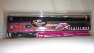 Vintage Spencer Gifts flourescent blacklight Bulb & Fixture 18" NOS - Picture 1 of 3