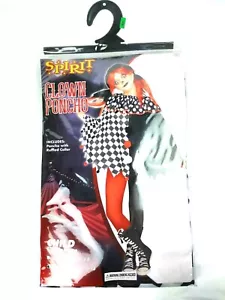 Spirit Clown Pancho Halloween Costume - Large/XL - NEW - Picture 1 of 3