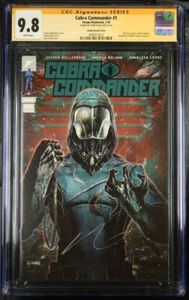COBRA COMMANDER #1 signed by JOHN GIANG EXCLUSIVE GI JOE CGC 9.8 Comic Graded - Picture 1 of 2