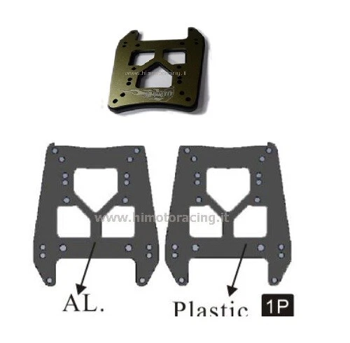 07111 DOPPIA TORRETTA AMMORTIZZATORI POST. RICAMBI MODELLI RC SCALA 1/5 HIMOTO - Immagine 1 di 1