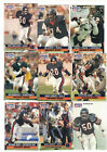 1991 Pro Set Football Chicago Bears Team Set 16 cards