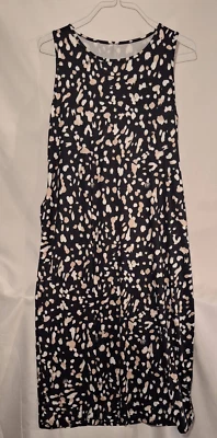 Vestido Solero Mujer Estampado Animal con Bolsillos Talla Grande Negro NUEVO en Bolso Foto 1 de 3