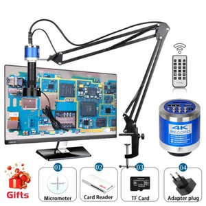 1080P 4K FULL HD Microscope C-Mount Digital Camera Via Type Measurement - Picture 1 of 20