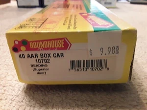HO Scale ROUNDHOUSE Reading AAR Box car (N91221) UNMONTIERTER BAUSATZ - Bild 1 von 2