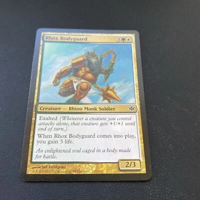 MAGIC Rhox Bodyguard - Conflux [#122]  regular MTG TCG TRADING CARD - Image 1 of 3