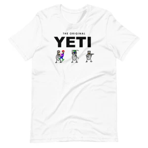 THE ORIGINAL YETI Parodie SkiFree Windows 95 kurzärmeliges T-Shirt The Original Yeti - Bild 1 von 16