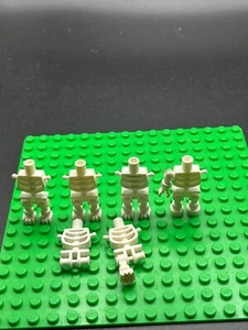 Lego Castillo/Pirata/Halloween Lote de Minifiguras "ESQUELETO BLANCO" Lote 221 - Imagen 1 de 6