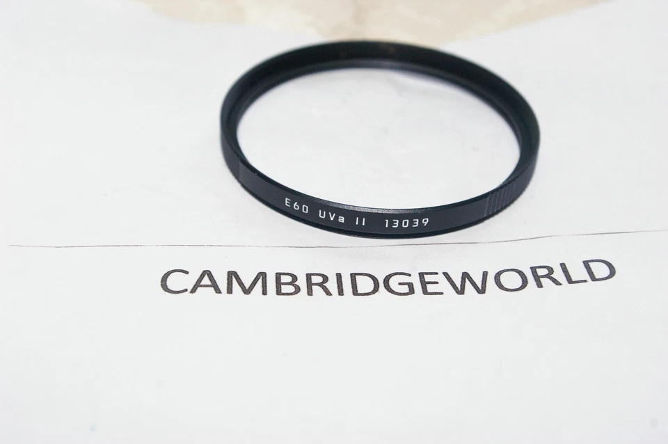 LEICA LEITZ WETZLAR 60mm UVa  II Screw in OPTICAL Glass Filter CAT.No.13039 - Image 1 of 1