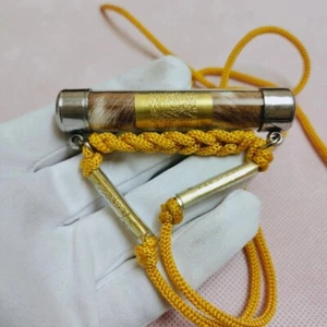 Cintura Cuero Takrud Talismán Diamante Armadura Takrut Mantra Buda Tailandés Amuleto - Imagen 1 de 3