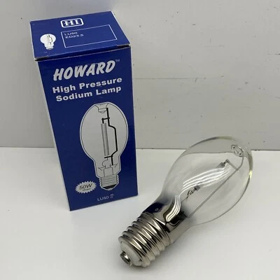 (12-Pack) Howard LU50 High Pressure Sodium 50W Light Bulb ED23.5, E39 MOGUL BASE - Image 1 of 4